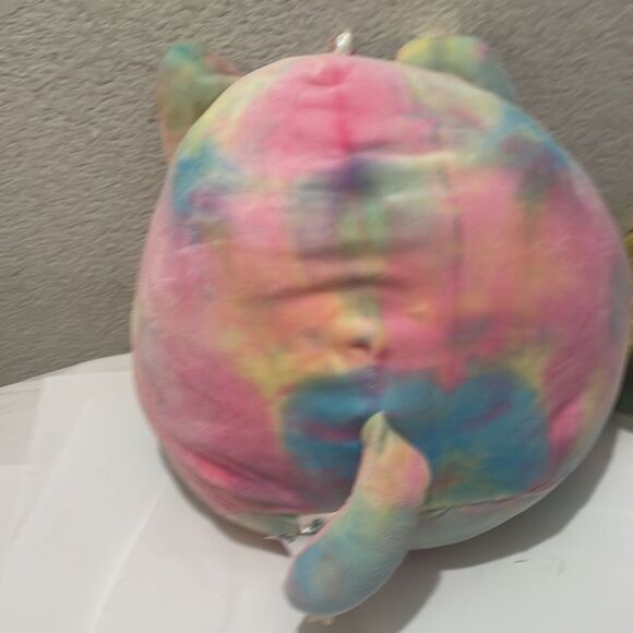 Squishmallow 12 inch valentines day edition Tie Dye Cali Unicorn Cat Caticorn - Picture 2 of 4